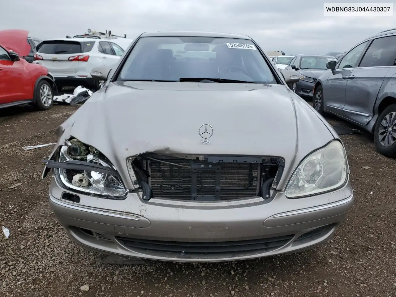 2004 Mercedes-Benz S 430 4Matic VIN: WDBNG83J04A430307 Lot: 52566765