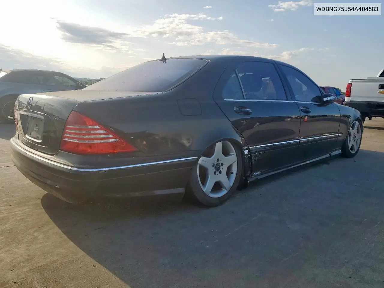 2004 Mercedes-Benz S 500 VIN: WDBNG75J54A404583 Lot: 55278525