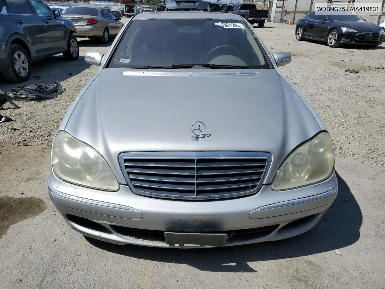 2004 Mercedes-Benz S 500 VIN: WDBNG75J74A419831 Lot: 56984295