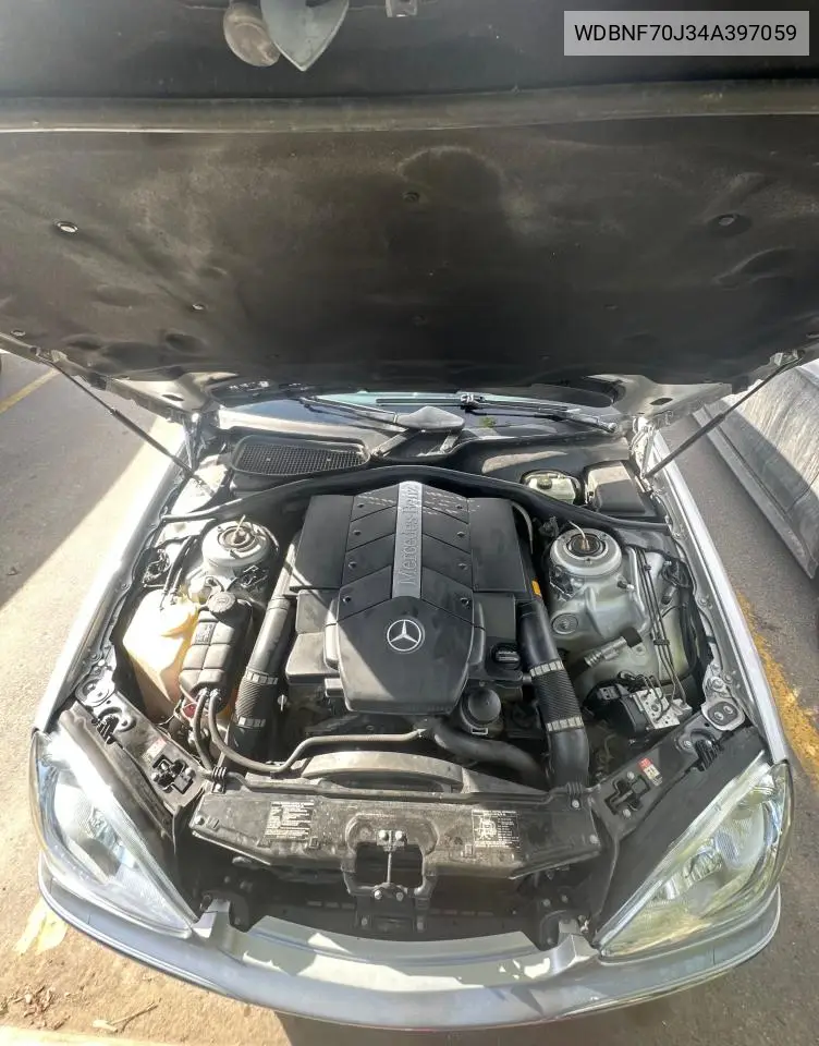 2004 Mercedes-Benz S 430 VIN: WDBNF70J34A397059 Lot: 57178985