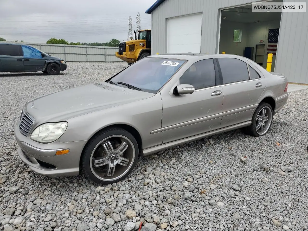2004 Mercedes-Benz S 500 VIN: WDBNG75J54A423117 Lot: 58472365