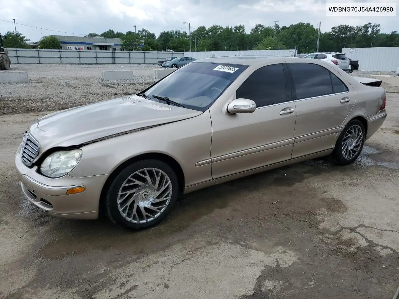2004 Mercedes-Benz S 430 VIN: WDBNG70J54A426980 Lot: 58474855