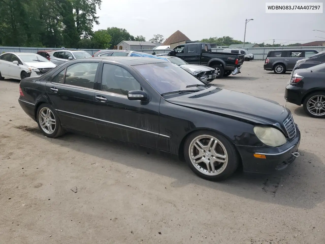 2004 Mercedes-Benz S 430 4Matic VIN: WDBNG83J74A407297 Lot: 59424015