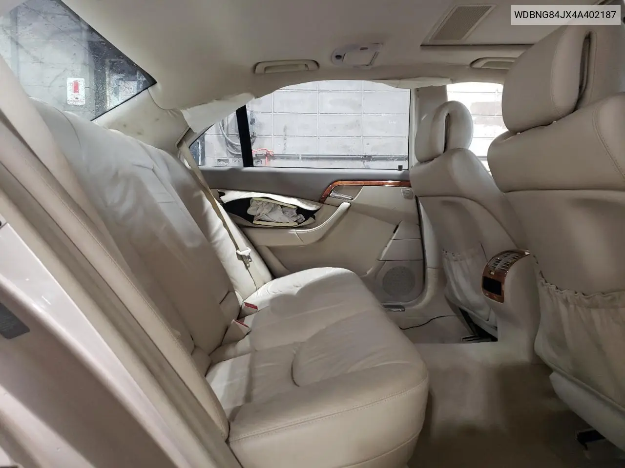 2004 Mercedes-Benz S 500 4Matic VIN: WDBNG84JX4A402187 Lot: 62238895