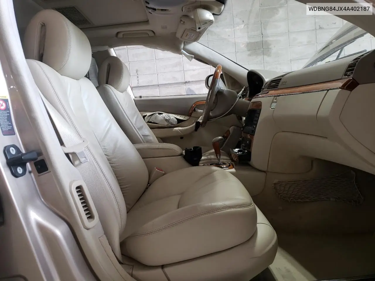 2004 Mercedes-Benz S 500 4Matic VIN: WDBNG84JX4A402187 Lot: 62238895