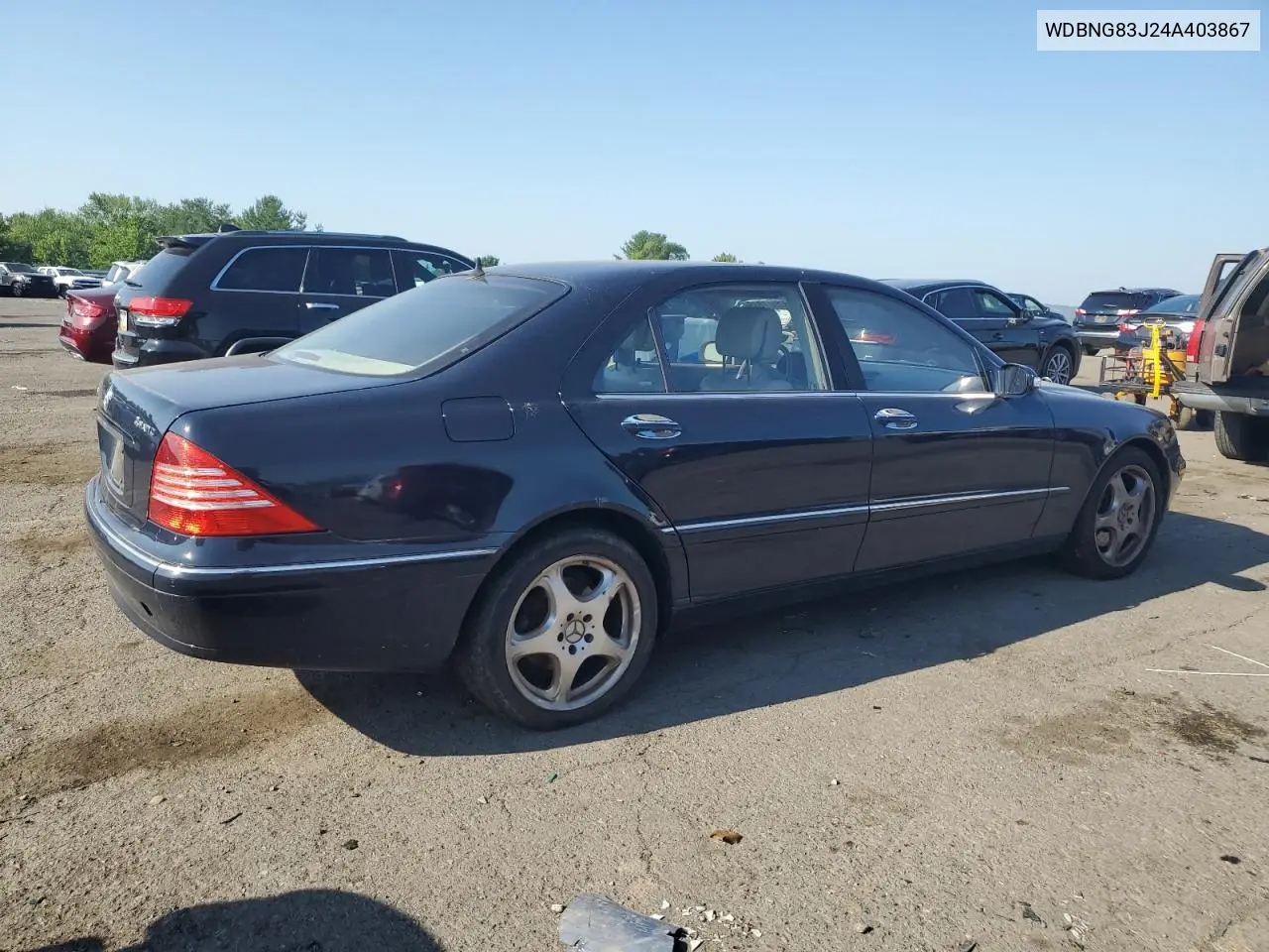 2004 Mercedes-Benz S 430 4Matic VIN: WDBNG83J24A403867 Lot: 62317885