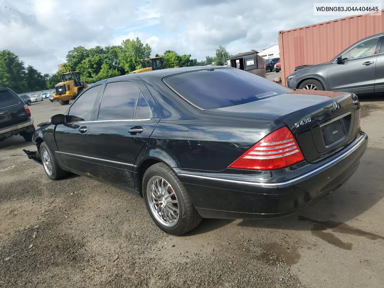 2004 Mercedes-Benz S 430 4Matic VIN: WDBNG83J04A404645 Lot: 63104645