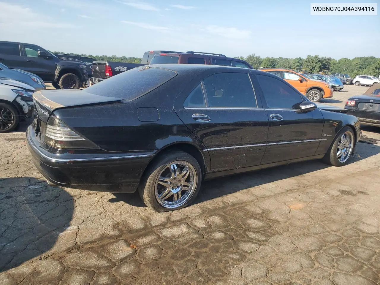 2004 Mercedes-Benz S 430 VIN: WDBNG70J04A394116 Lot: 63299195