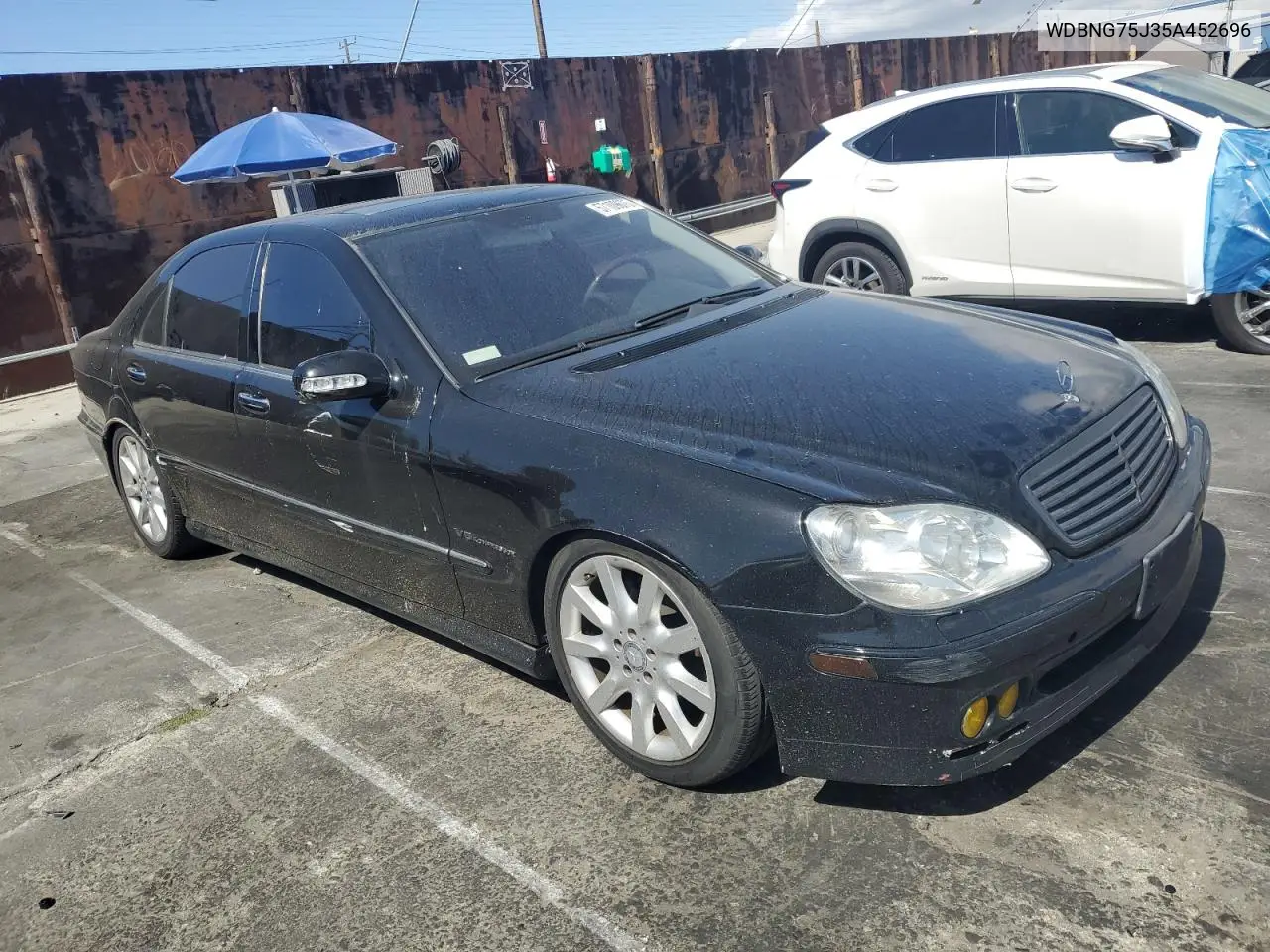 2005 Mercedes-Benz S 500 VIN: WDBNG75J35A452696 Lot: 57109675