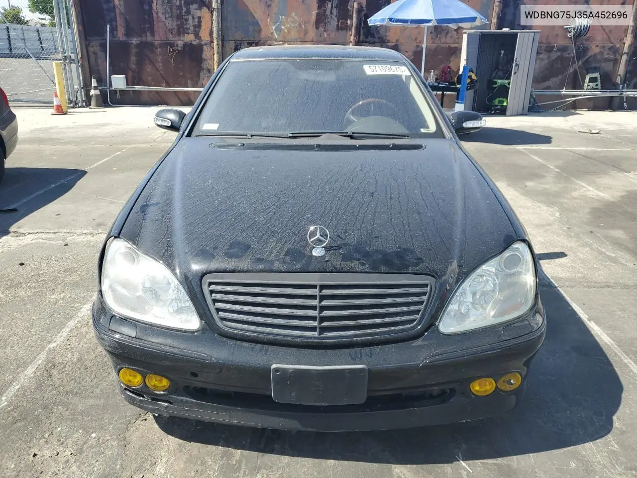 2005 Mercedes-Benz S 500 VIN: WDBNG75J35A452696 Lot: 57109675