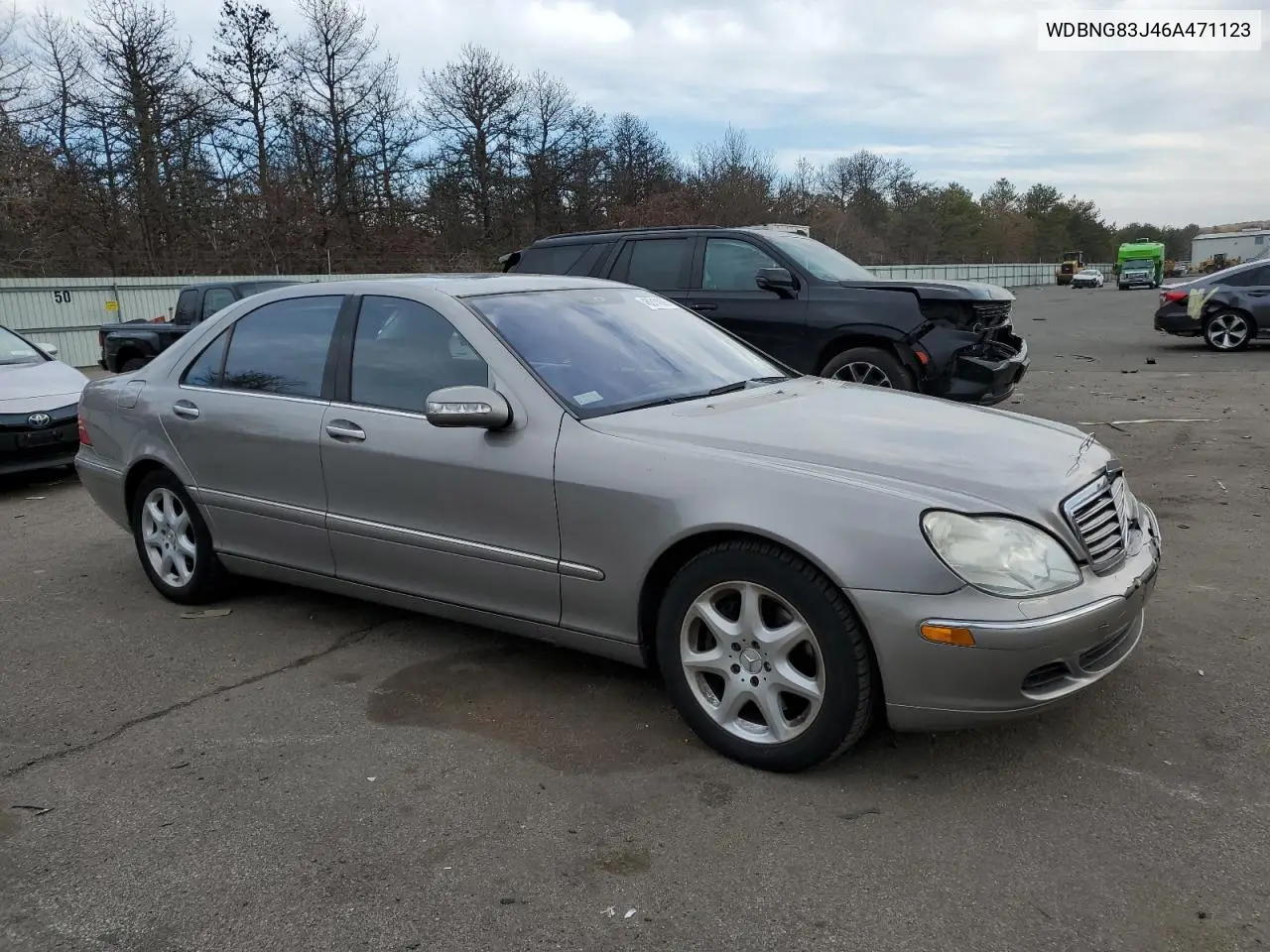 2006 Mercedes-Benz S 430 4Matic VIN: WDBNG83J46A471123 Lot: 46314095