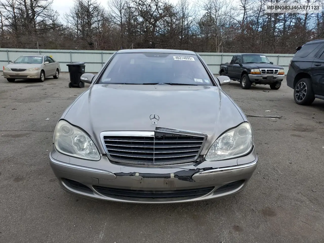 2006 Mercedes-Benz S 430 4Matic VIN: WDBNG83J46A471123 Lot: 46314095