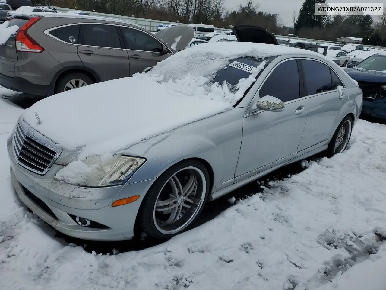 2007 Mercedes-Benz S 550 VIN: WDDNG71X07A071327 Lot: 45320775