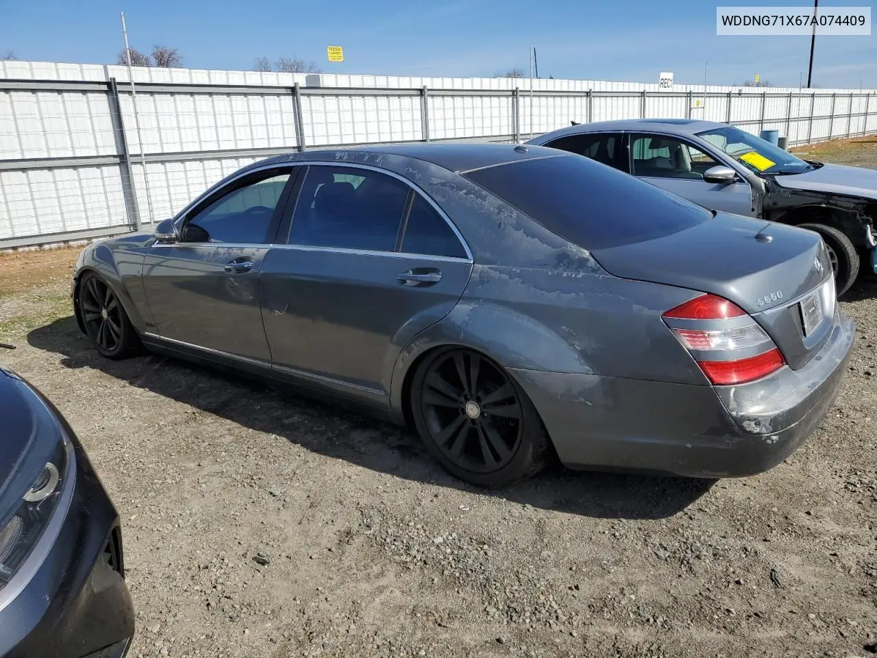 2007 Mercedes-Benz S 550 VIN: WDDNG71X67A074409 Lot: 45754515