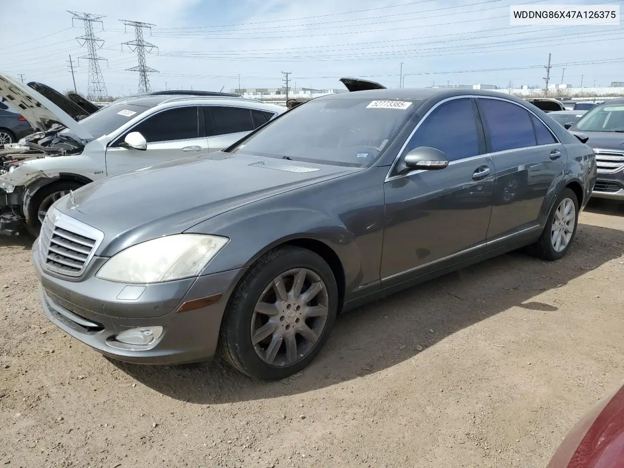2007 Mercedes-Benz S 550 4Matic VIN: WDDNG86X47A126375 Lot: 52773385