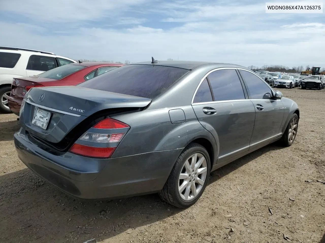2007 Mercedes-Benz S 550 4Matic VIN: WDDNG86X47A126375 Lot: 52773385