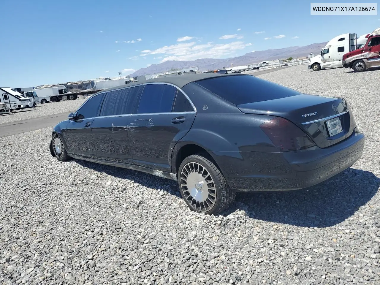 2007 Mercedes-Benz S 550 VIN: WDDNG71X17A126674 Lot: 56181835