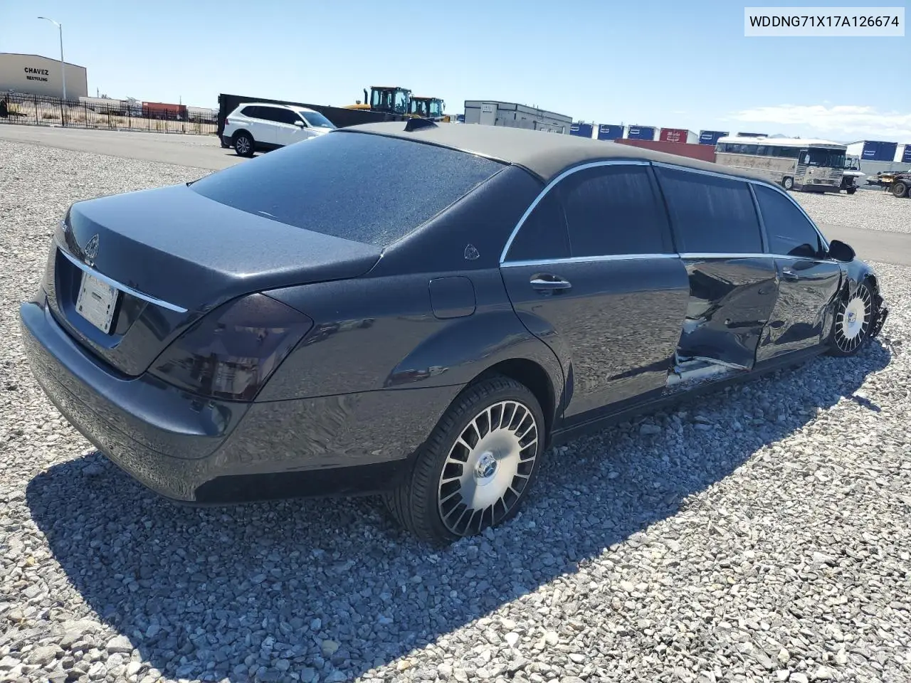 2007 Mercedes-Benz S 550 VIN: WDDNG71X17A126674 Lot: 56181835