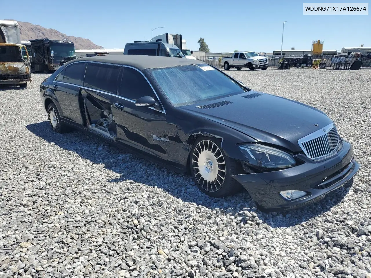 2007 Mercedes-Benz S 550 VIN: WDDNG71X17A126674 Lot: 56181835