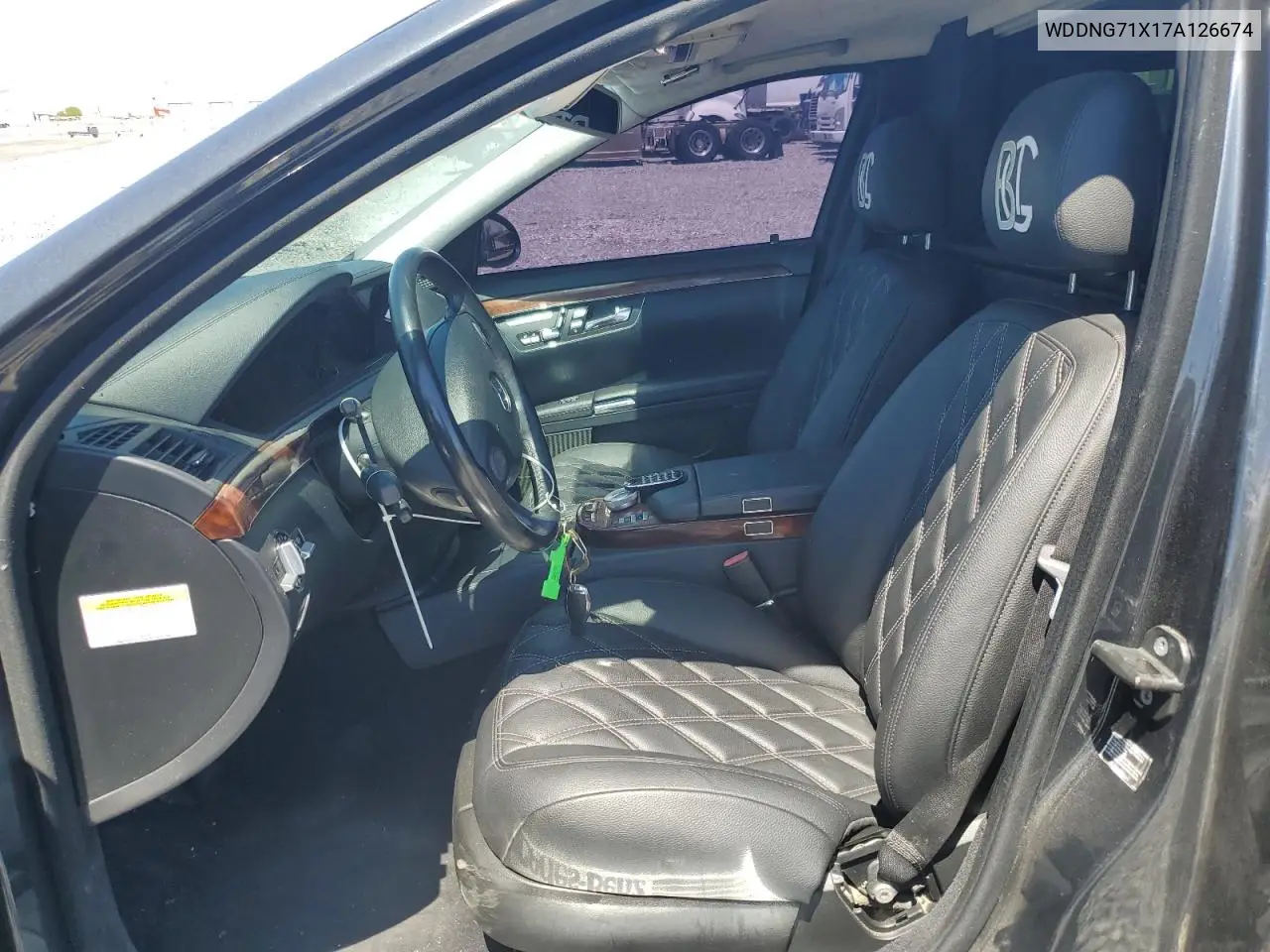 2007 Mercedes-Benz S 550 VIN: WDDNG71X17A126674 Lot: 56181835
