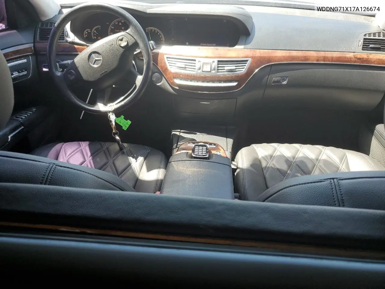 2007 Mercedes-Benz S 550 VIN: WDDNG71X17A126674 Lot: 56181835