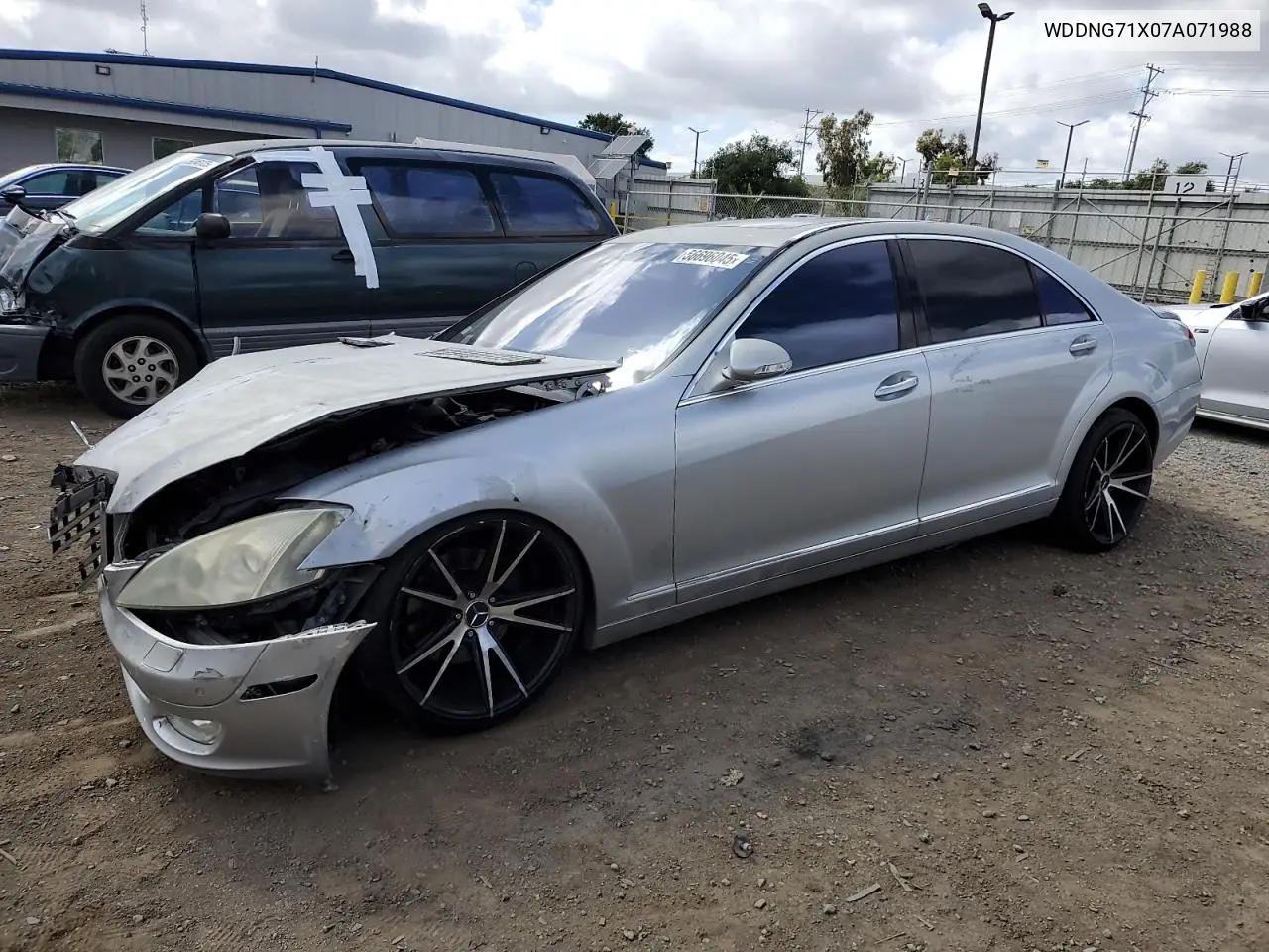 2007 Mercedes-Benz S 550 VIN: WDDNG71X07A071988 Lot: 56696045