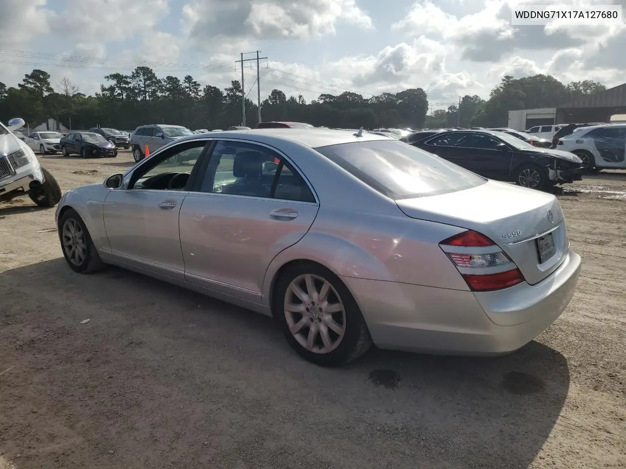 2007 Mercedes-Benz S 550 VIN: WDDNG71X17A127680 Lot: 61382985