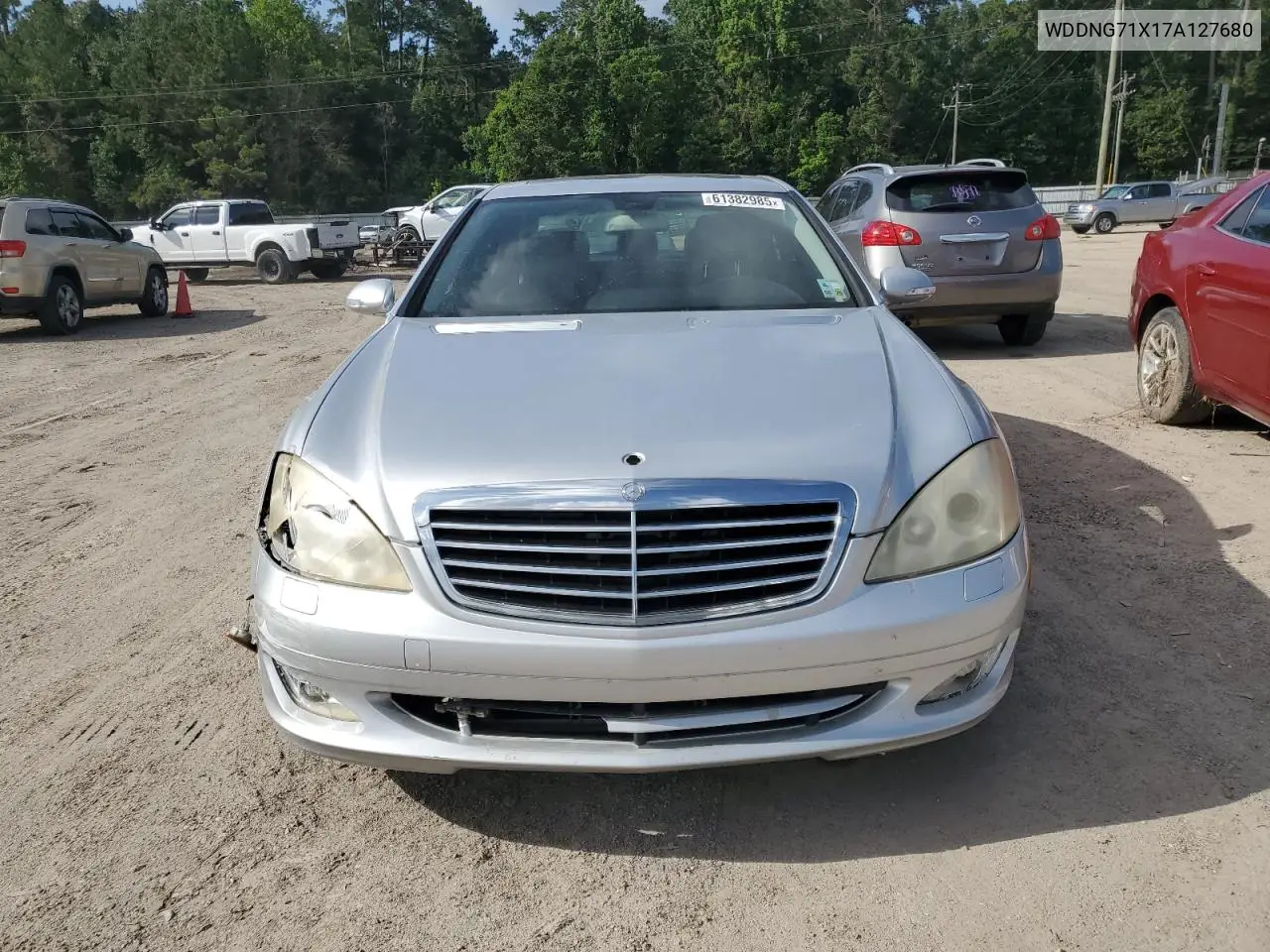 2007 Mercedes-Benz S 550 VIN: WDDNG71X17A127680 Lot: 61382985