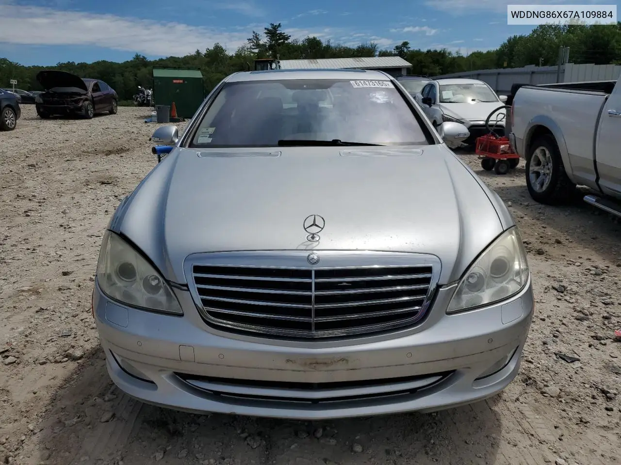 2007 Mercedes-Benz S 550 4Matic VIN: WDDNG86X67A109884 Lot: 61473165
