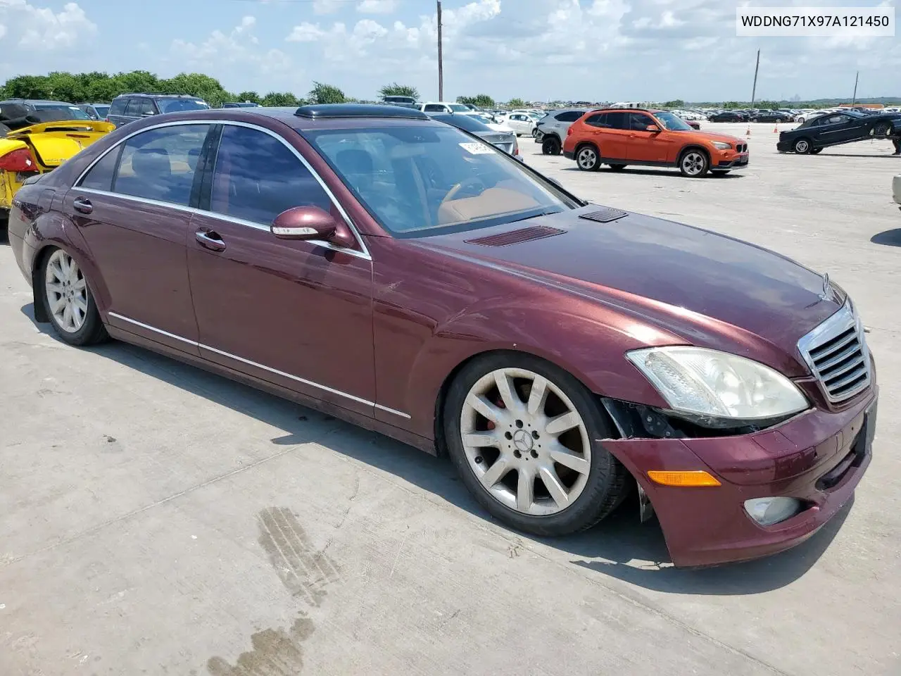 2007 Mercedes-Benz S 550 VIN: WDDNG71X97A121450 Lot: 61499845