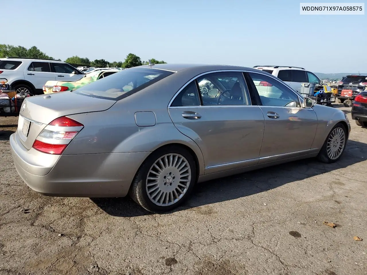 2007 Mercedes-Benz S 550 VIN: WDDNG71X97A058575 Lot: 61751095