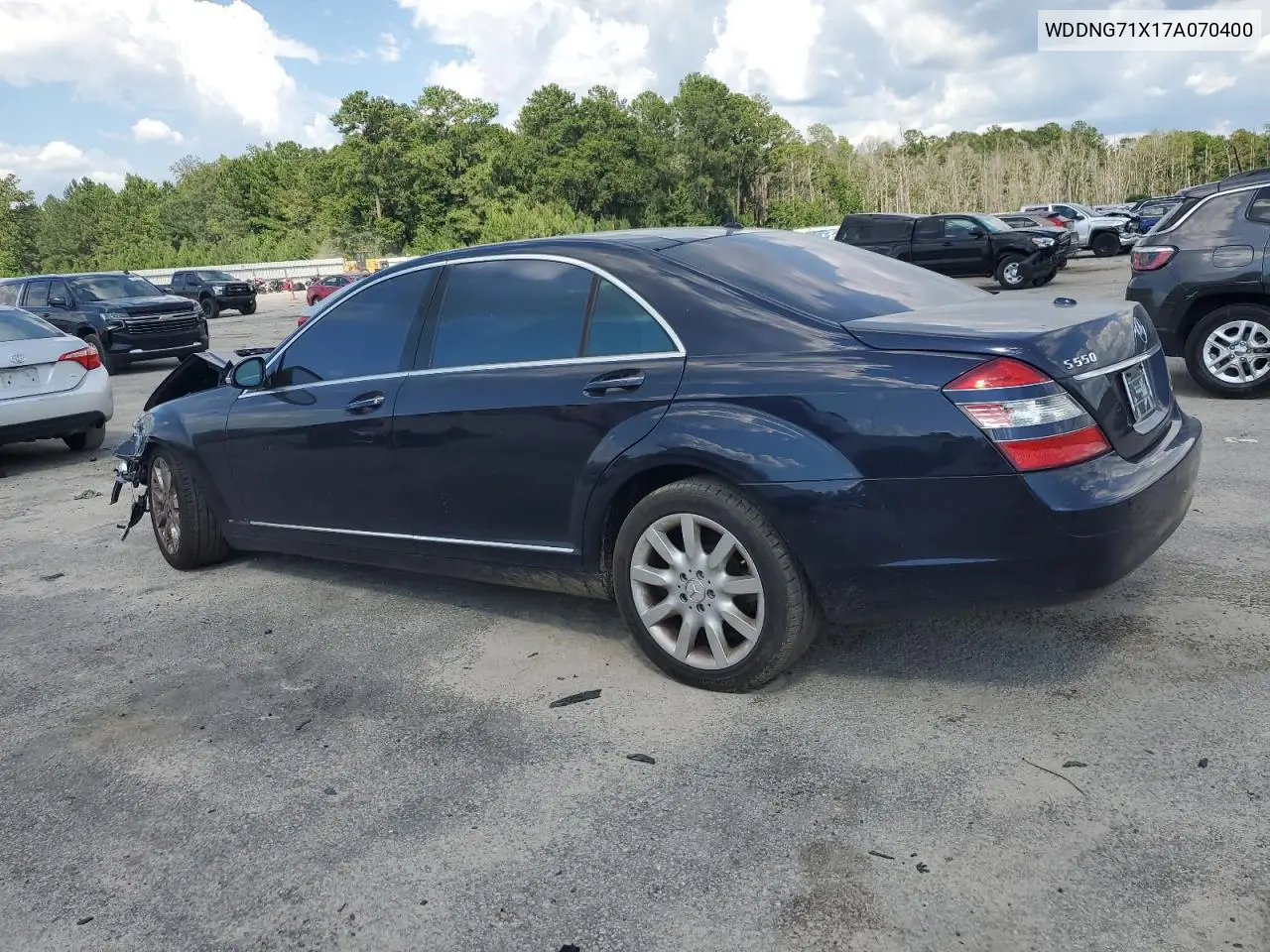 2007 Mercedes-Benz S 550 VIN: WDDNG71X17A070400 Lot: 63003815