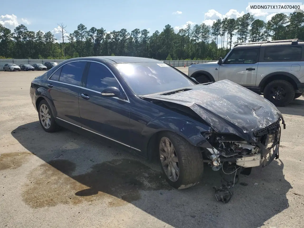 2007 Mercedes-Benz S 550 VIN: WDDNG71X17A070400 Lot: 63003815