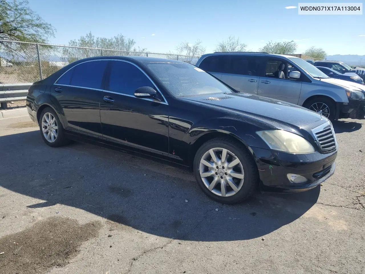 2007 Mercedes-Benz S 550 VIN: WDDNG71X17A113004 Lot: 63862605