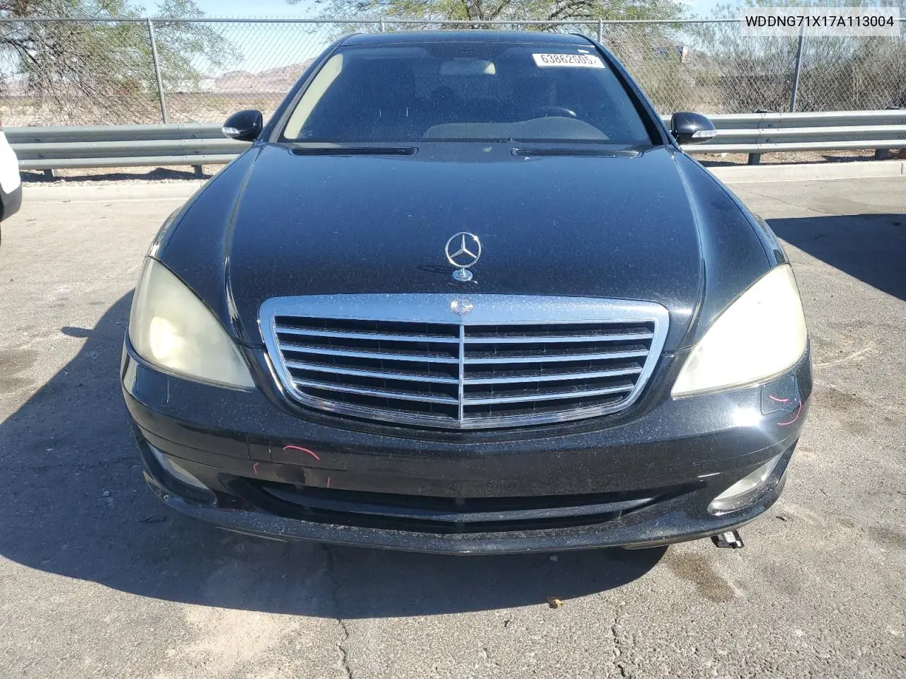 2007 Mercedes-Benz S 550 VIN: WDDNG71X17A113004 Lot: 63862605
