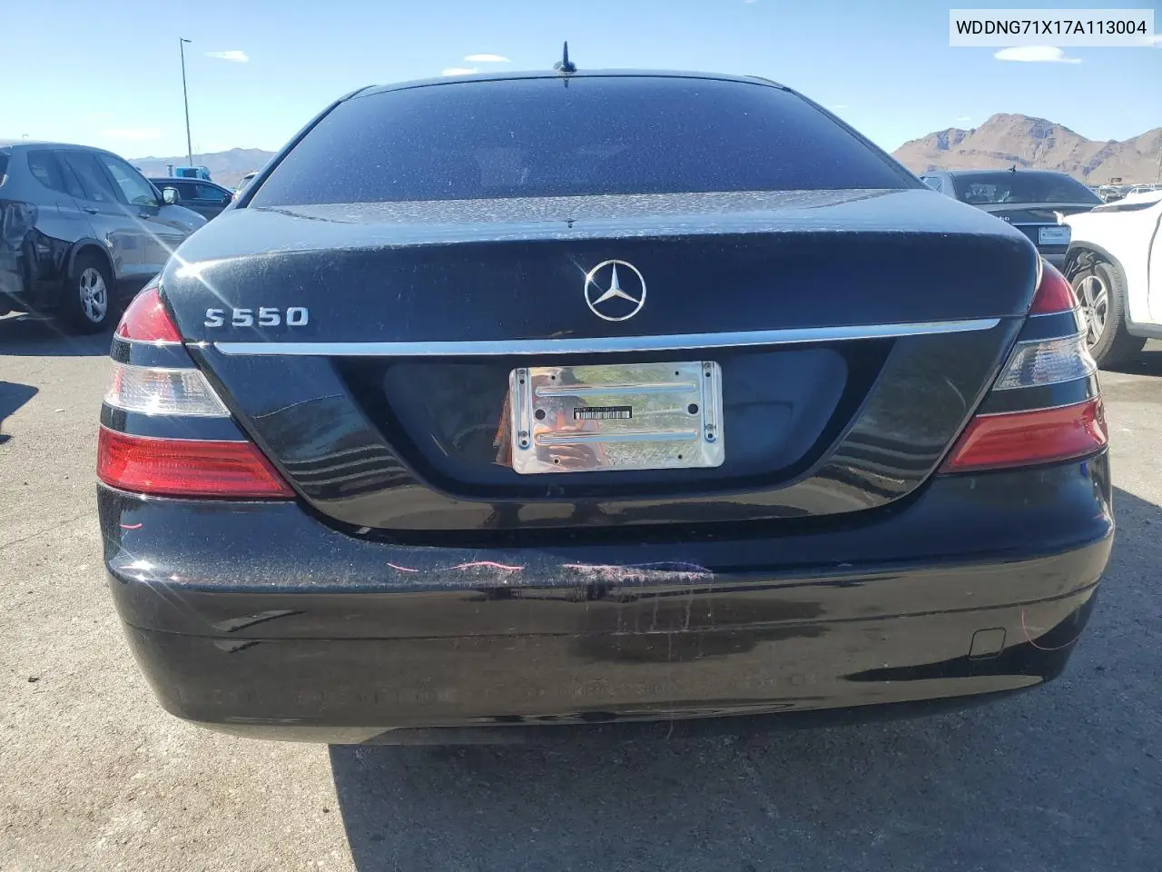 2007 Mercedes-Benz S 550 VIN: WDDNG71X17A113004 Lot: 63862605