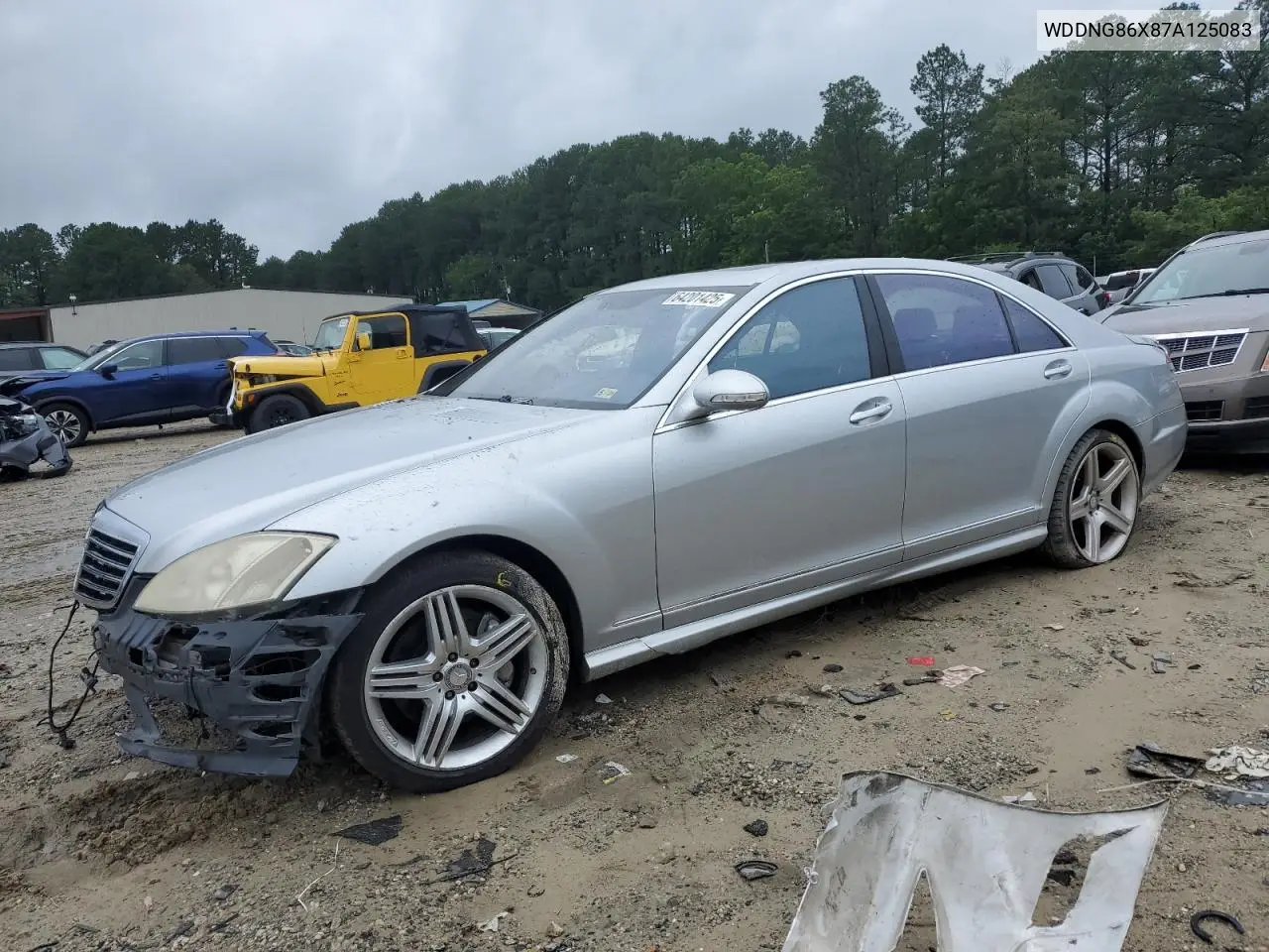 2007 Mercedes-Benz S 550 4Matic VIN: WDDNG86X87A125083 Lot: 64201425