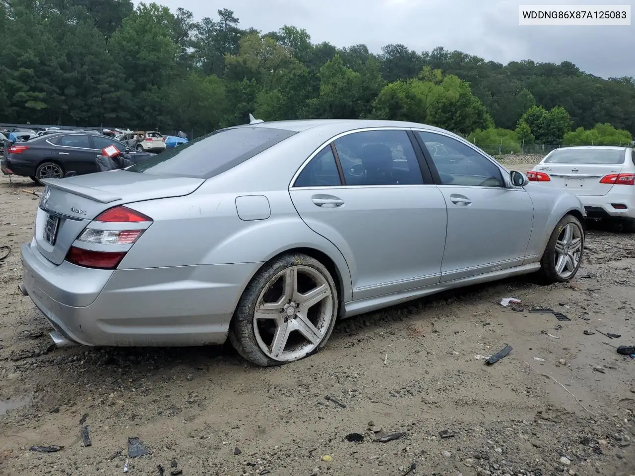 2007 Mercedes-Benz S 550 4Matic VIN: WDDNG86X87A125083 Lot: 64201425