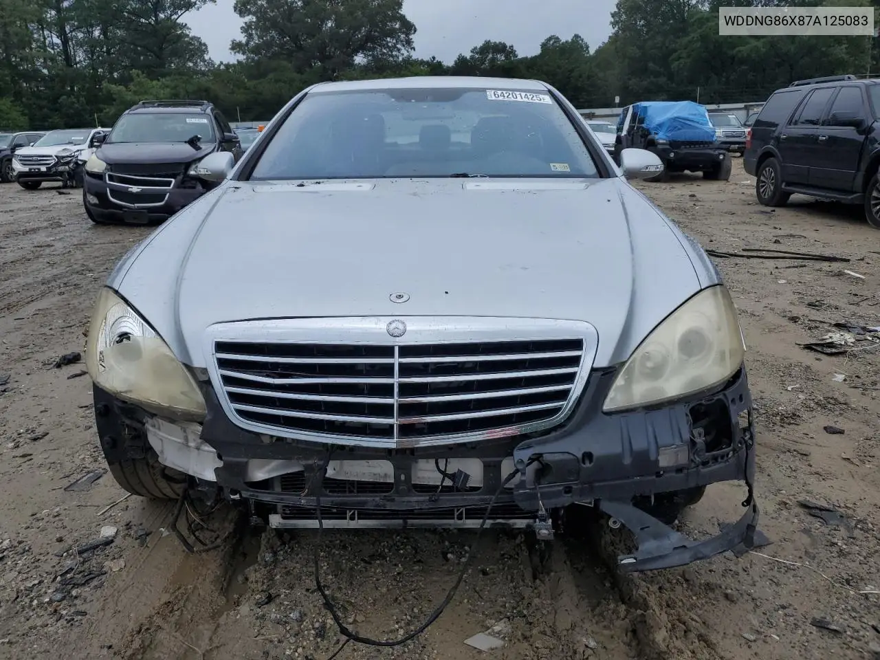 2007 Mercedes-Benz S 550 4Matic VIN: WDDNG86X87A125083 Lot: 64201425