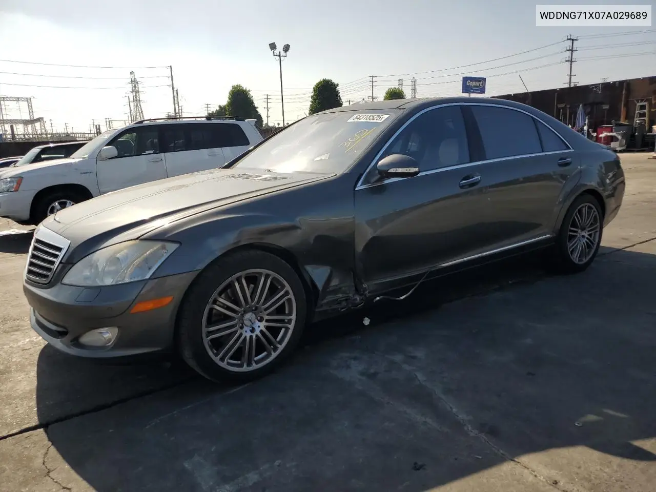 2007 Mercedes-Benz S 550 VIN: WDDNG71X07A029689 Lot: 64318525
