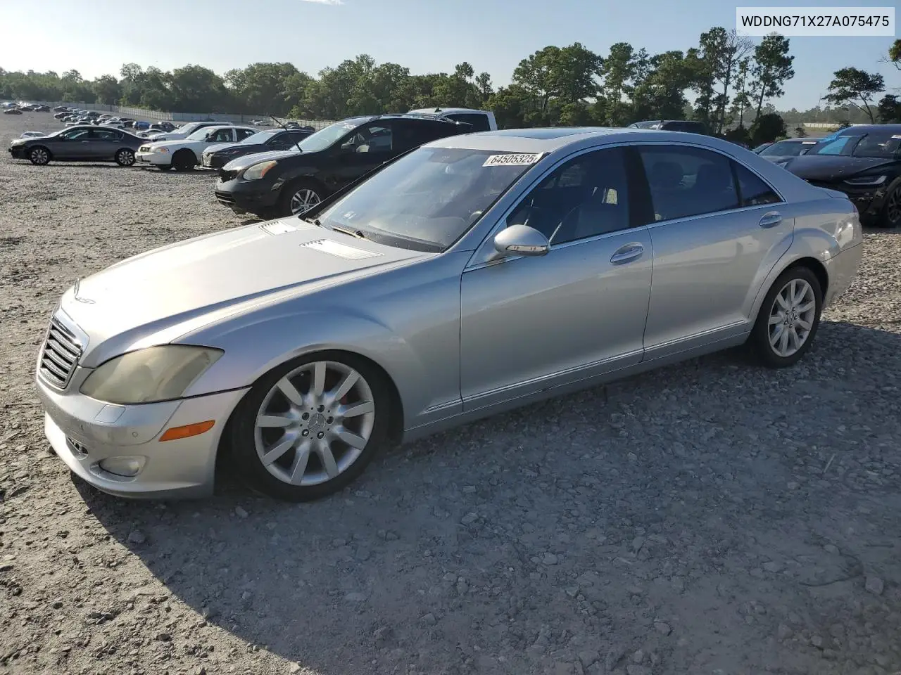 2007 Mercedes-Benz S 550 VIN: WDDNG71X27A075475 Lot: 64505325
