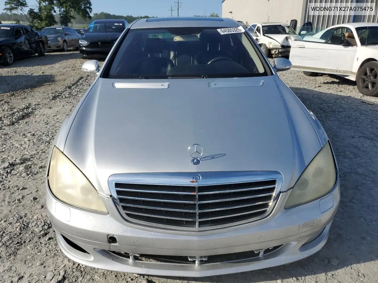 2007 Mercedes-Benz S 550 VIN: WDDNG71X27A075475 Lot: 64505325