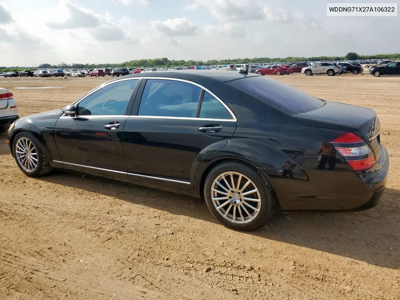 2007 Mercedes-Benz S 550 VIN: WDDNG71X27A106322 Lot: 64754455