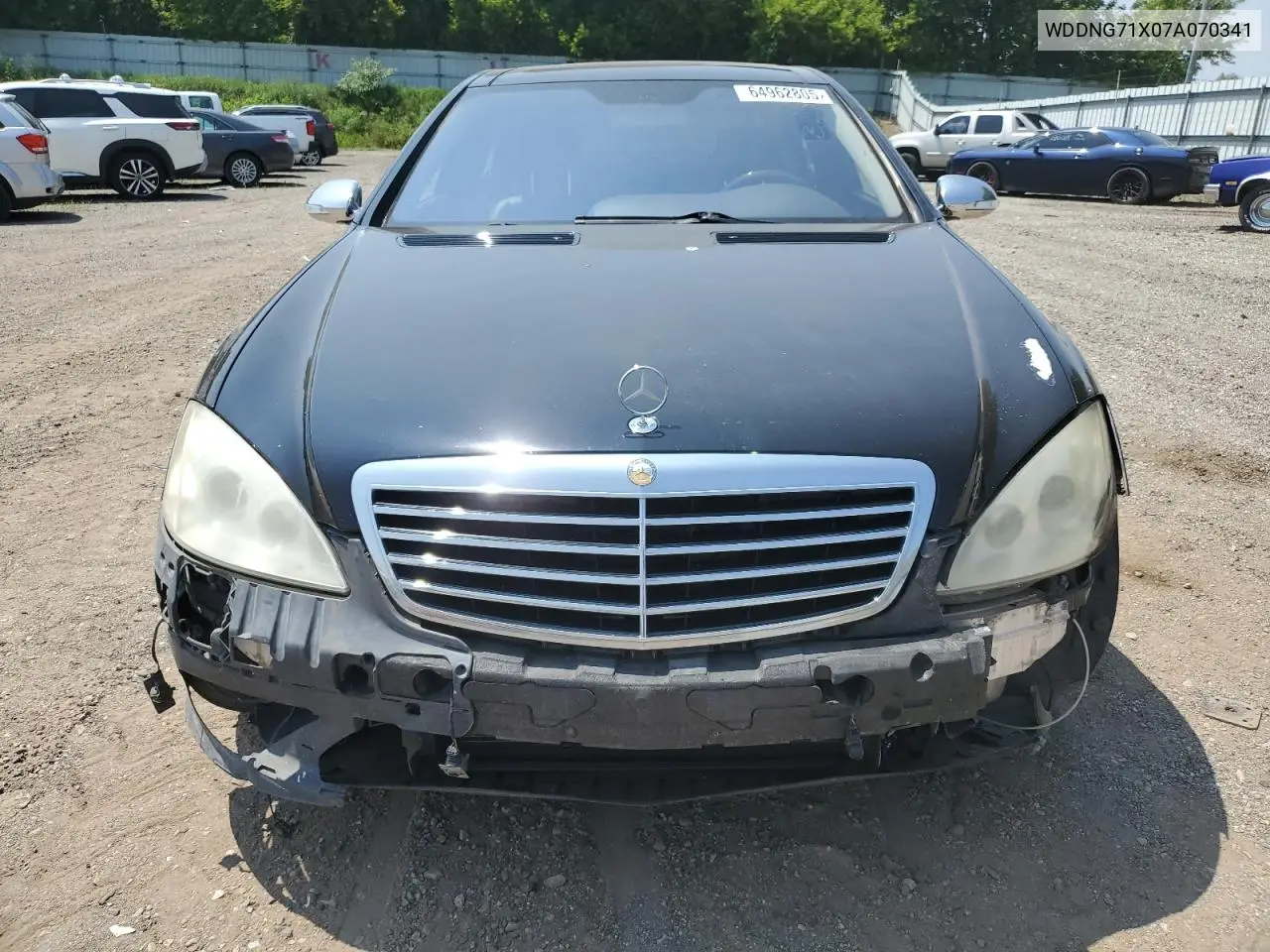 2007 Mercedes-Benz S 550 VIN: WDDNG71X07A070341 Lot: 64962805