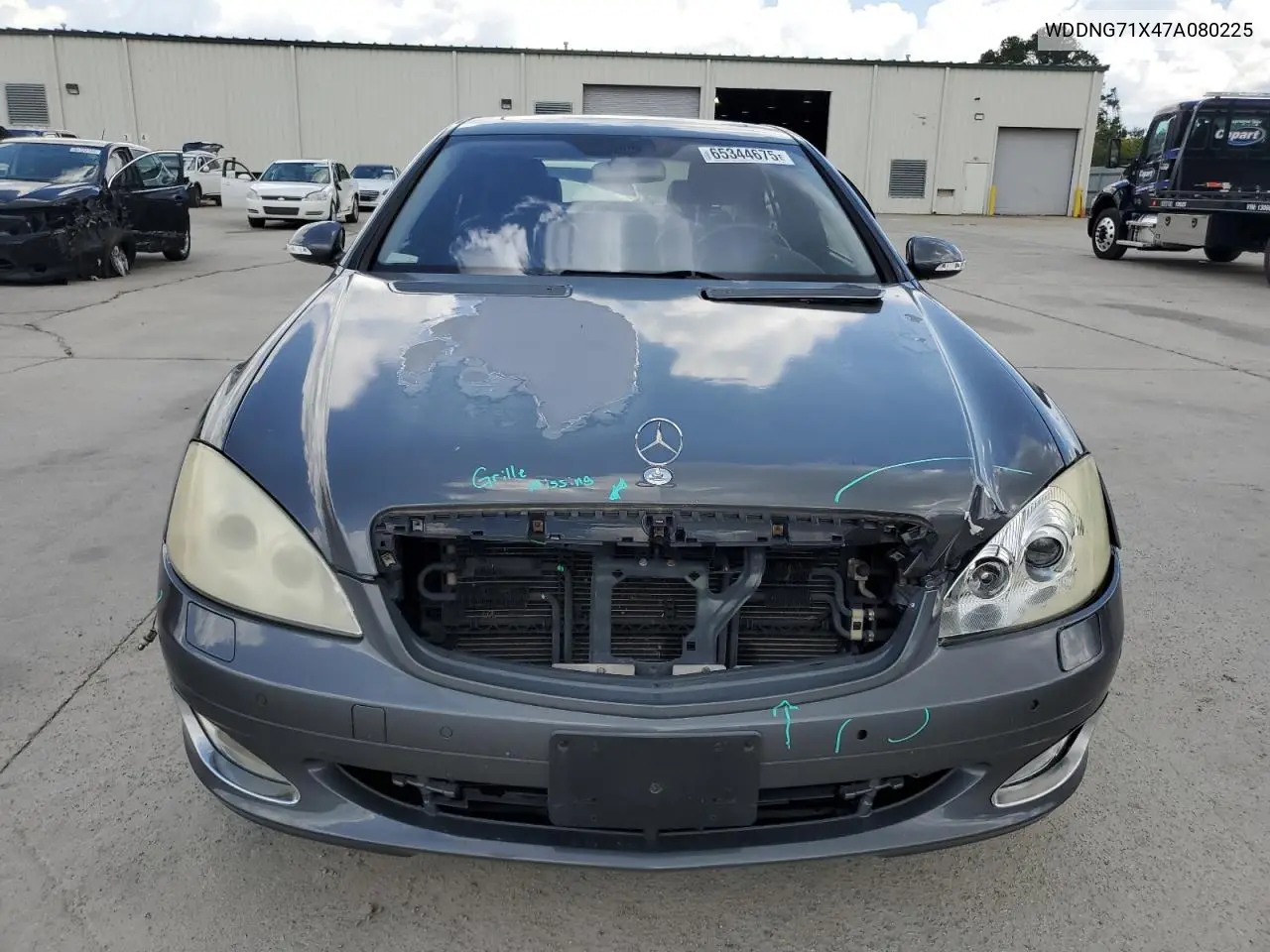 2007 Mercedes-Benz S 550 VIN: WDDNG71X47A080225 Lot: 65344675