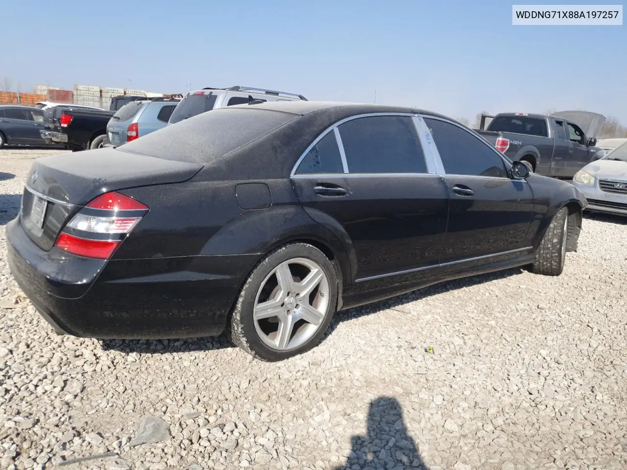 2008 Mercedes-Benz S 550 VIN: WDDNG71X88A197257 Lot: 49098495