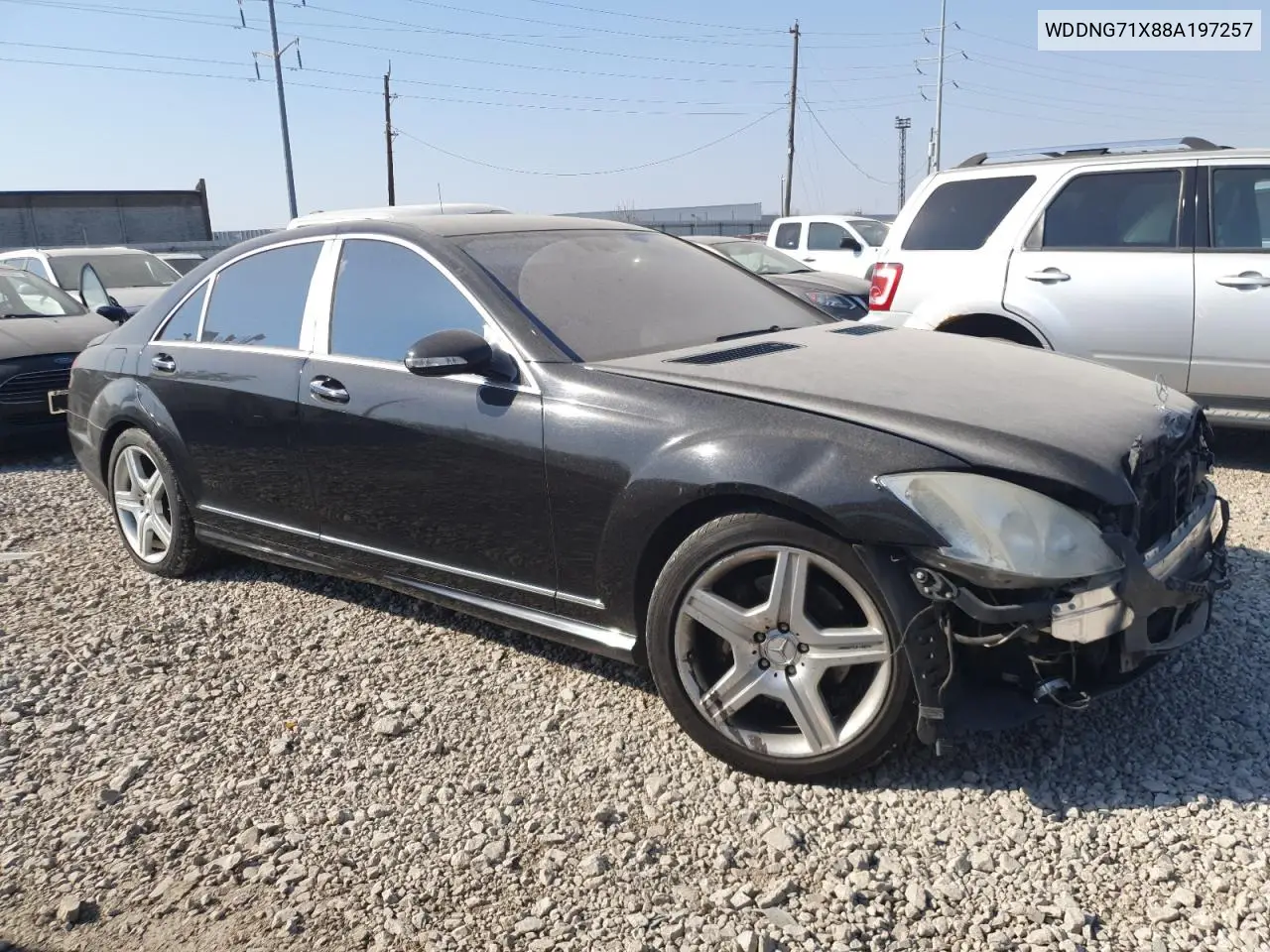 2008 Mercedes-Benz S 550 VIN: WDDNG71X88A197257 Lot: 49098495