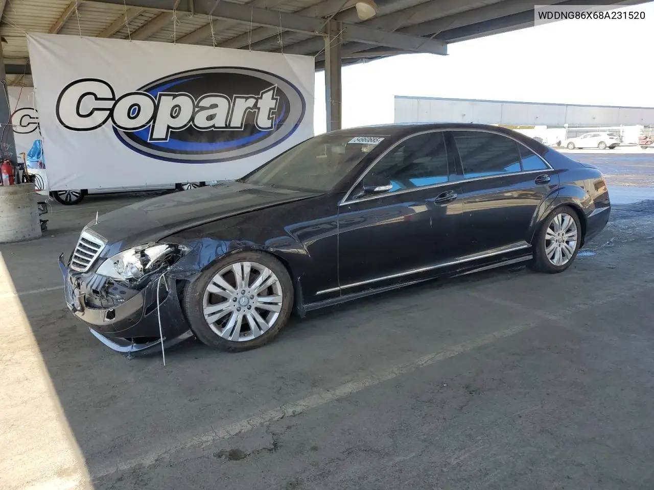 2008 Mercedes-Benz S 550 4Matic VIN: WDDNG86X68A231520 Lot: 54960685