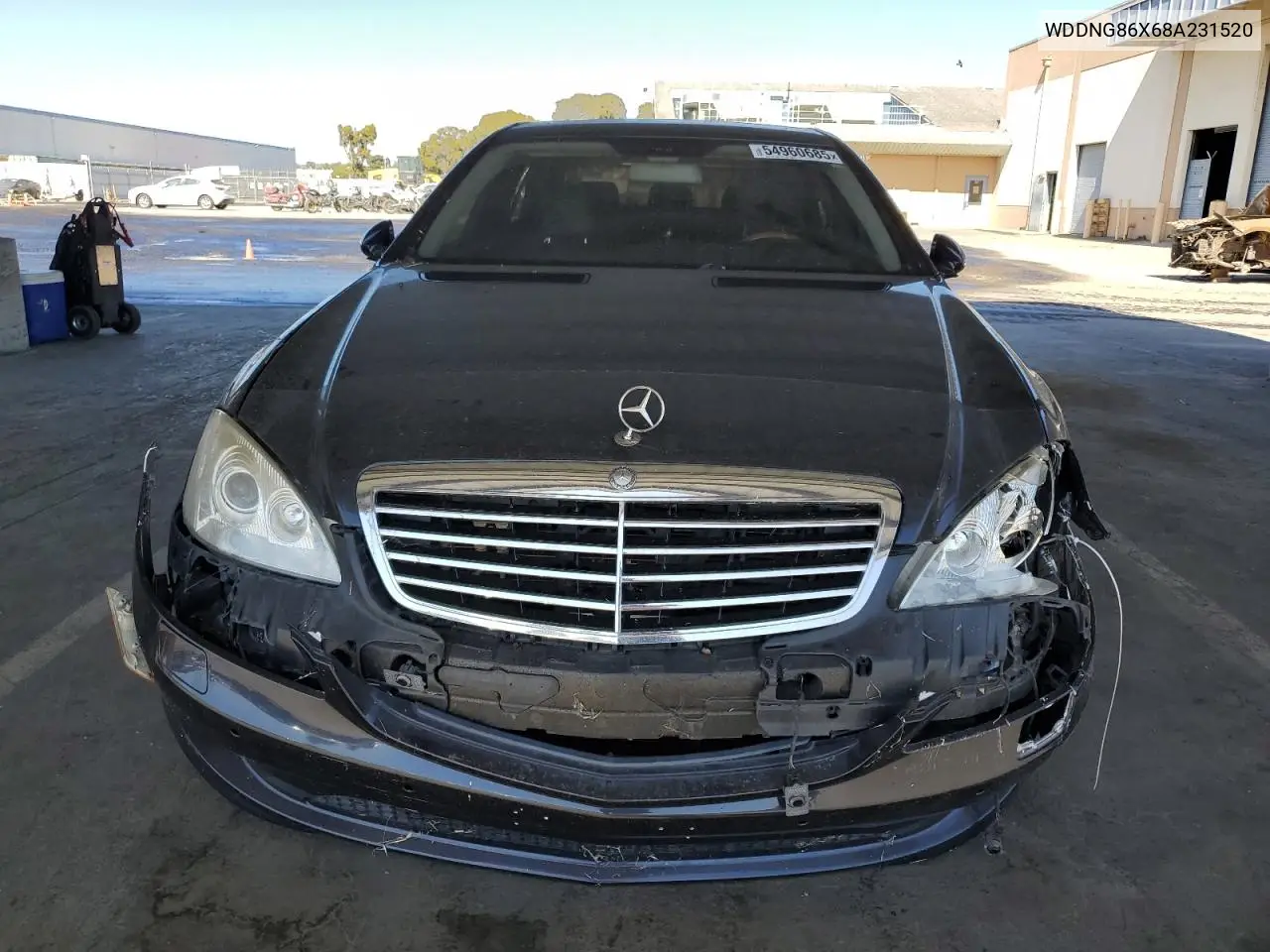 2008 Mercedes-Benz S 550 4Matic VIN: WDDNG86X68A231520 Lot: 54960685