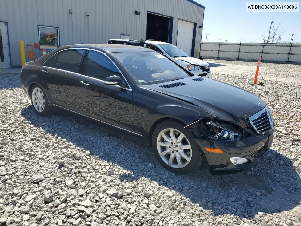 2008 Mercedes-Benz S 550 4Matic VIN: WDDNG86X38A198086 Lot: 55958985